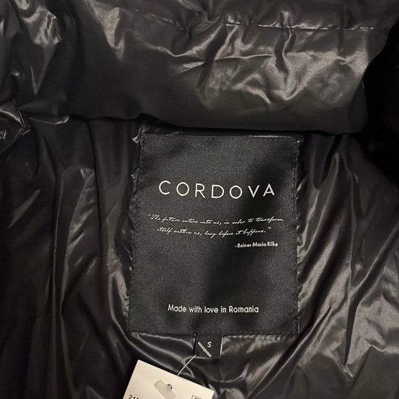 Cordova Women's Black and White Ski Jacket - Picture 6 of 6